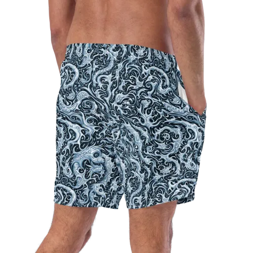 Midnight Arabesque on a Swim Trunks