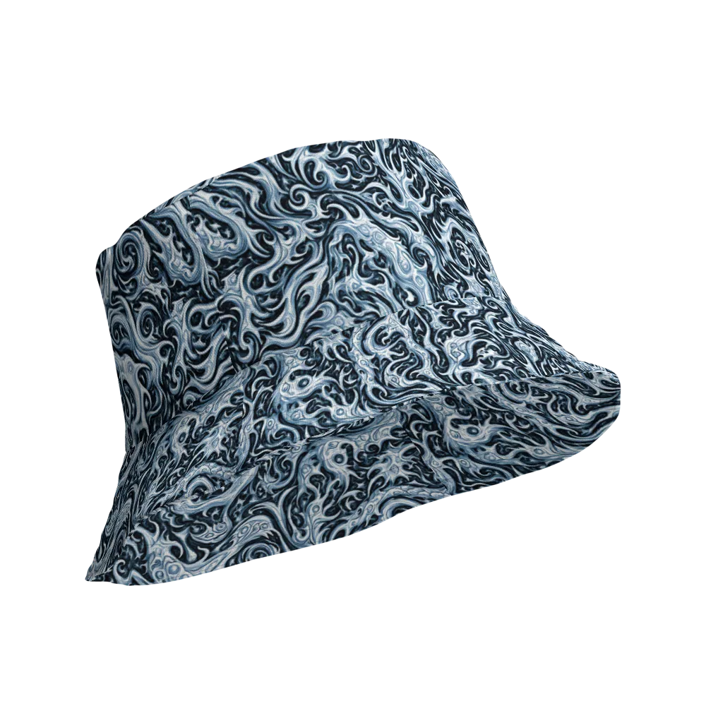 Midnight Arabesque on Reversible Bucket Hat — Product details Outside