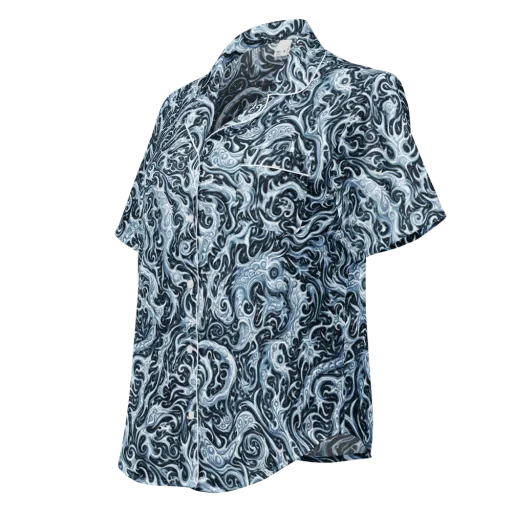 Midnight Arabesque on a Women's Short Sleeve Pajama Top