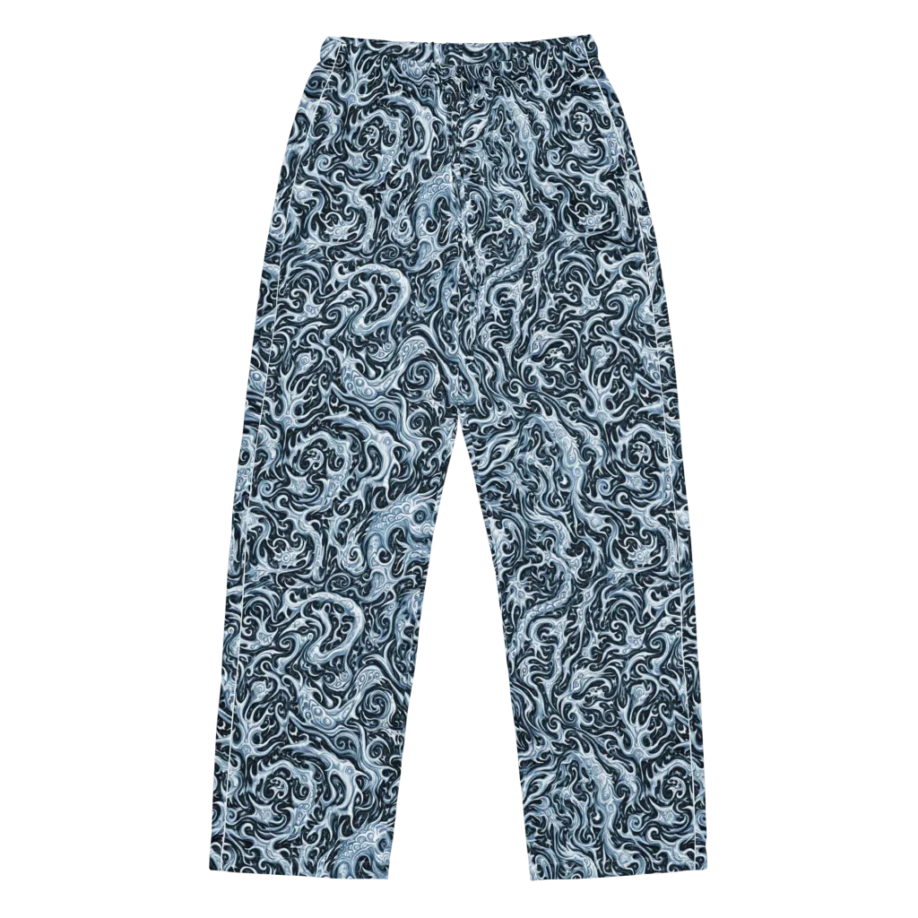 Midnight Arabesque on Women's Pajama Pants — Front