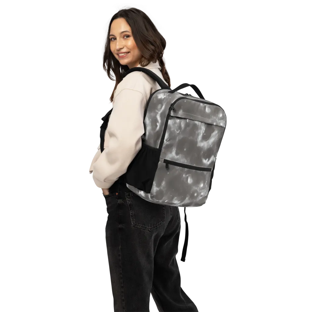 Moonlit Vapor on Utility Backpack — Back
