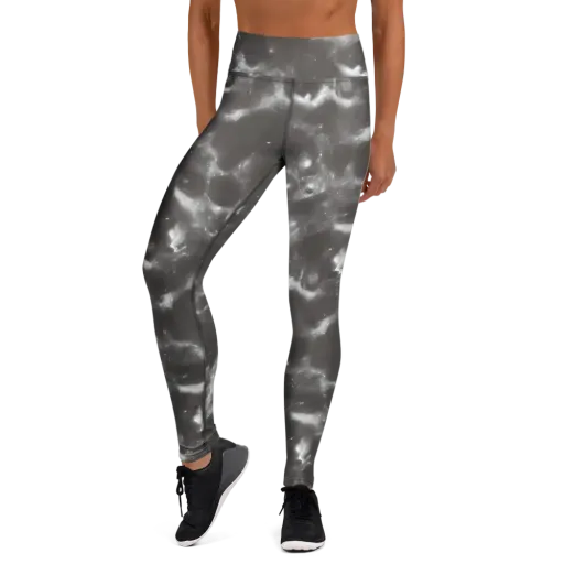 Moonlit Vapor on a Yoga Leggings