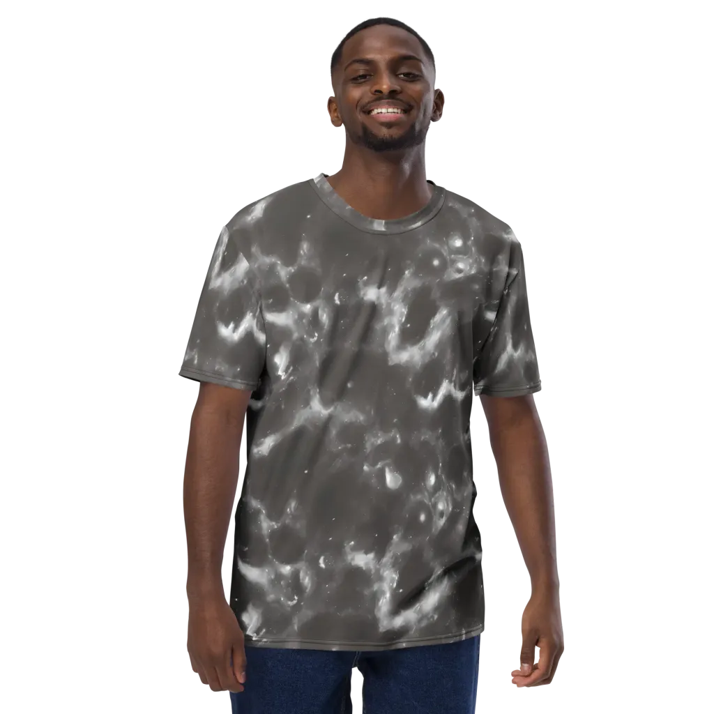Moonlit Vapor on Men's Crew Neck T-Shirt — Front