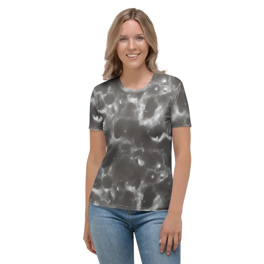 Moonlit Vapor on Women's Crew Neck T-Shirt — Front