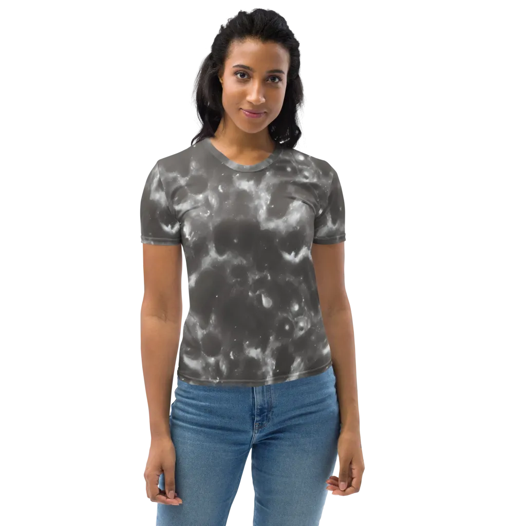 Moonlit Vapor on Women's Crew Neck T-Shirt — Front
