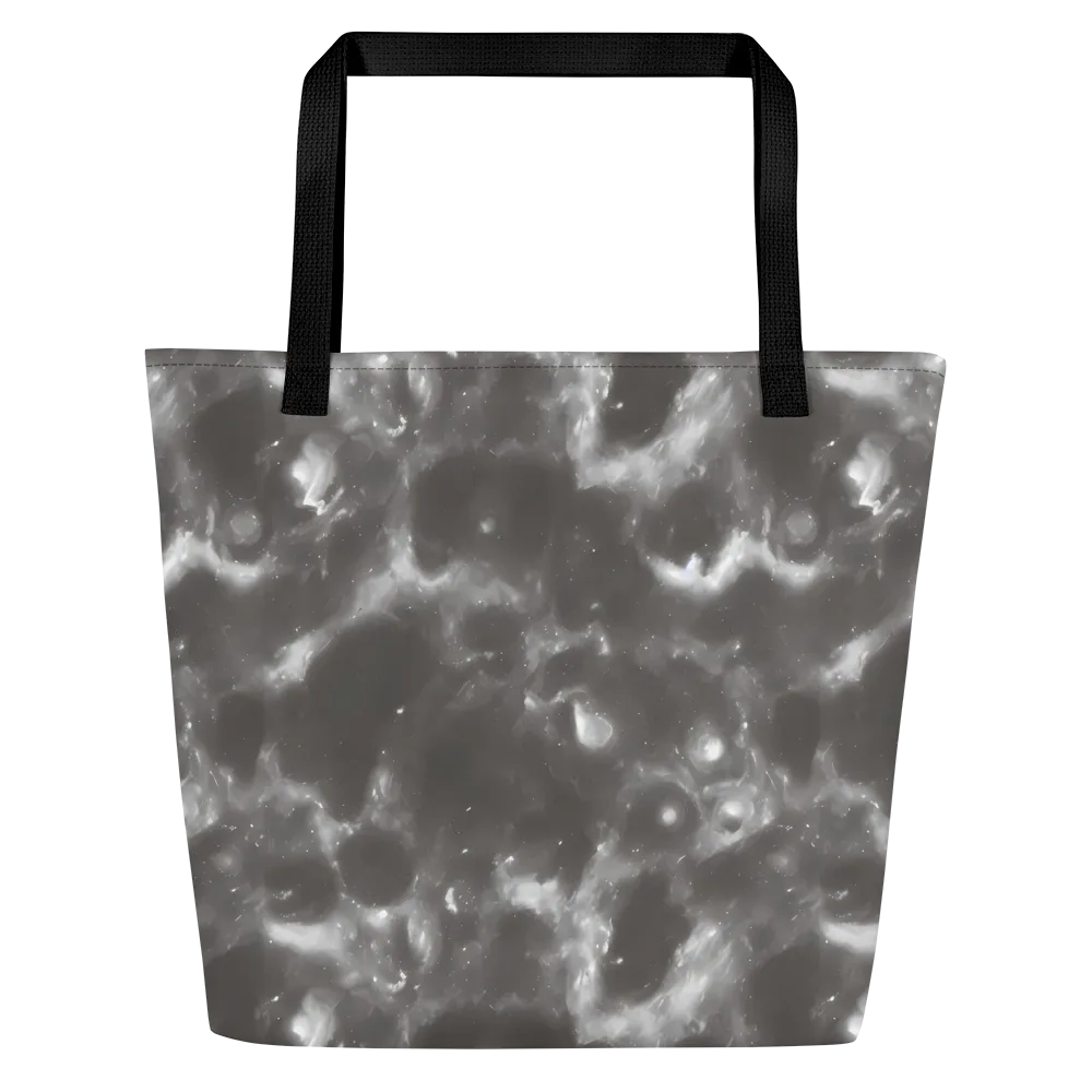 Moonlit Vapor on Large Tote Bag W/ Pocket — Front