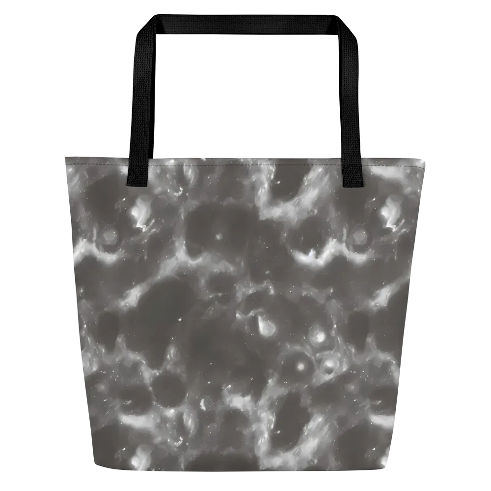 Moonlit Vapor on Large Tote Bag W/ Pocket — Front