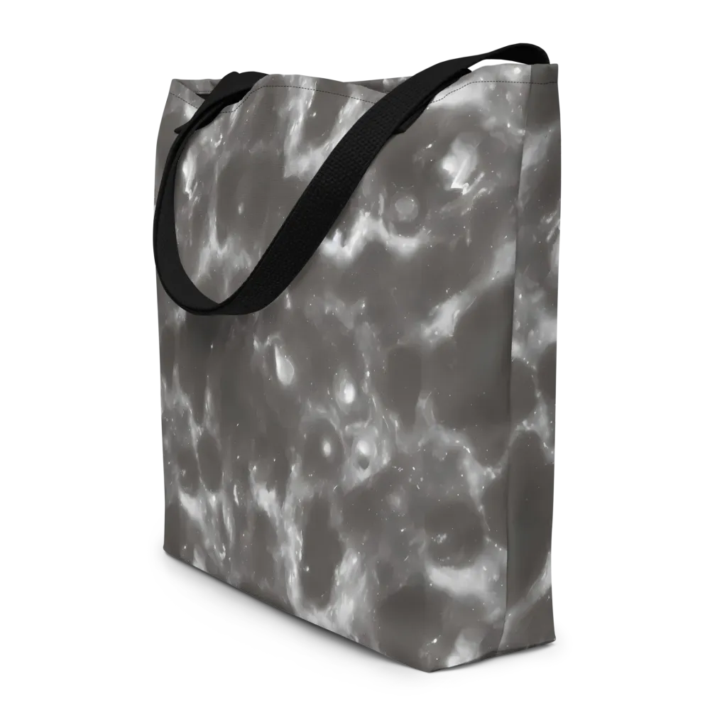 Moonlit Vapor on Large Tote Bag W/ Pocket — Front
