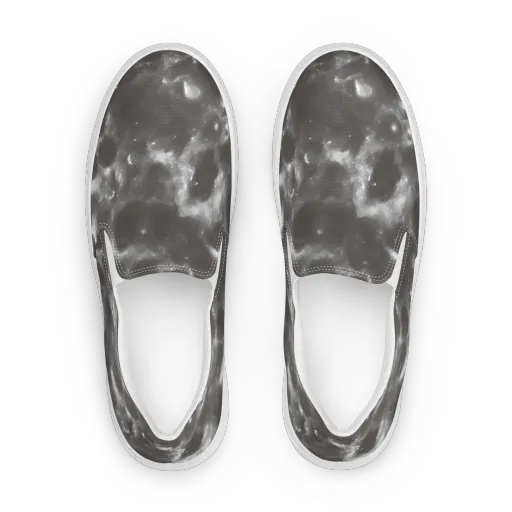 Moonlit Vapor on a Women's Slip-On Canvas Shoes