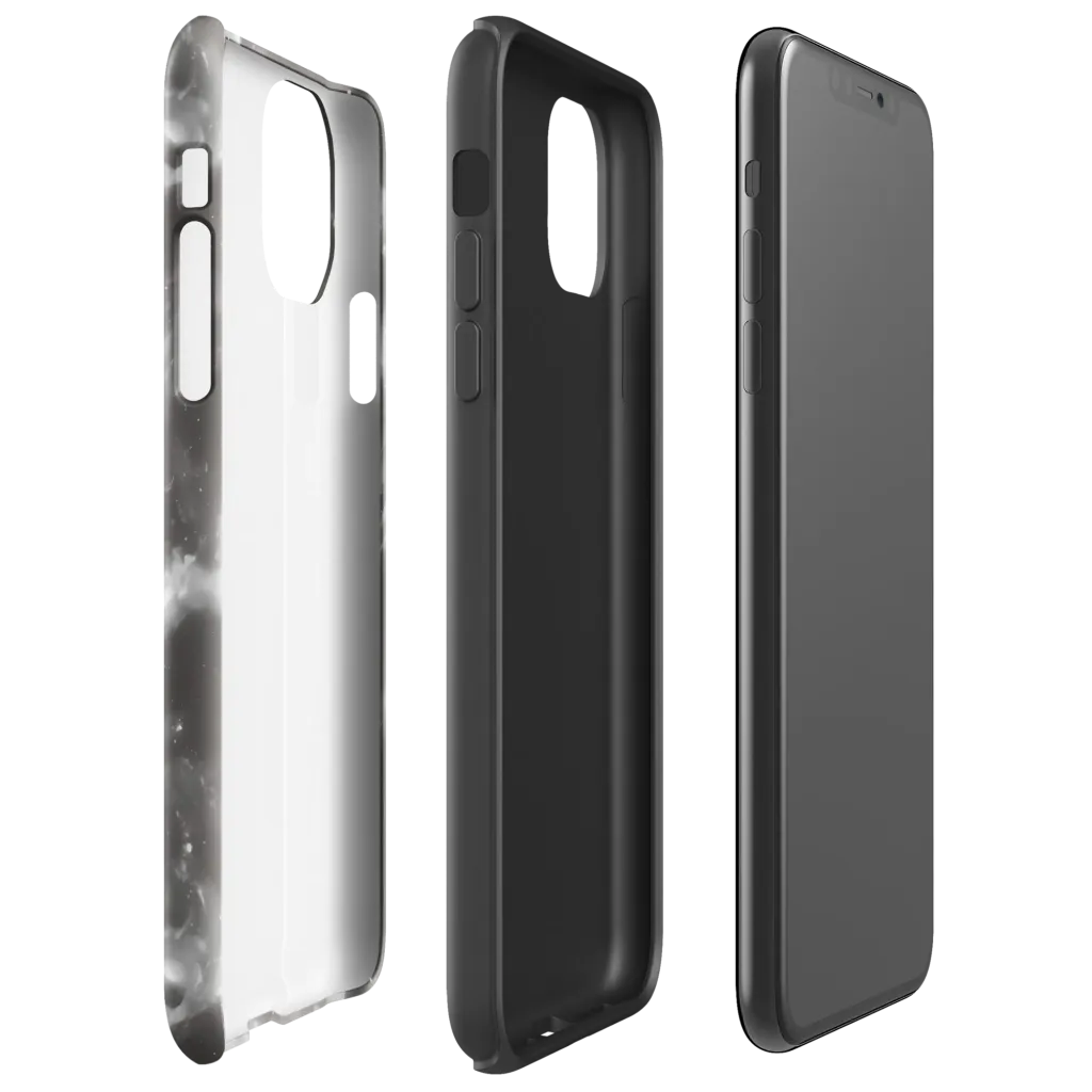 Moonlit Vapor on Tough Case for iPhone® — Right