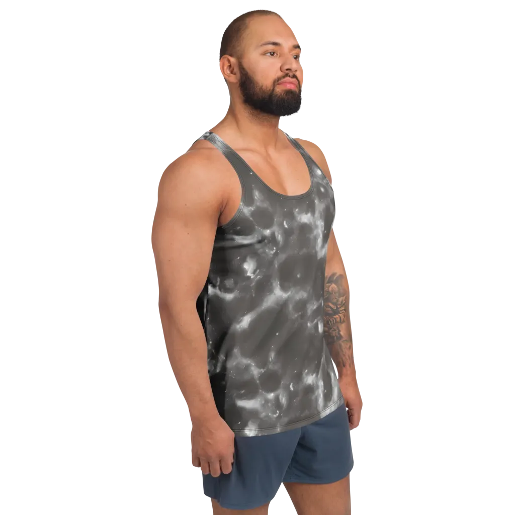 Moonlit Vapor on Men's Tank Top — Right Front