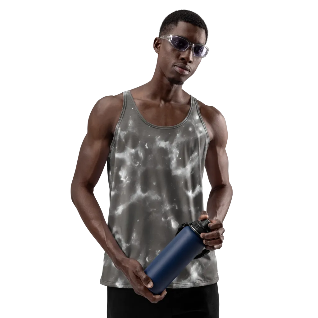 Moonlit Vapor on Men's Tank Top — Front