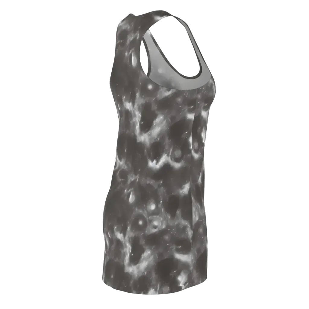 Moonlit Vapor on Racerback Dress — Back Side