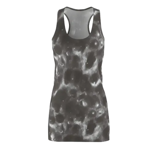 Moonlit Vapor on a Racerback Dress