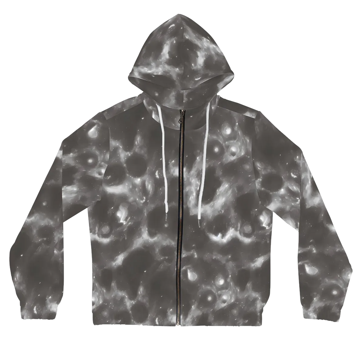 Moonlit Vapor on Women's Full-Zip Hoodie — Front