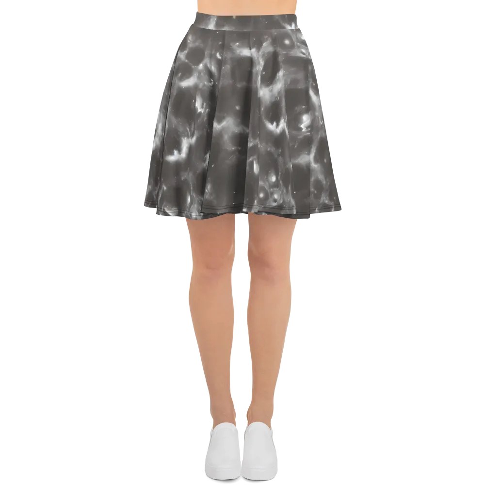 Moonlit Vapor on Skater Skirt — Front