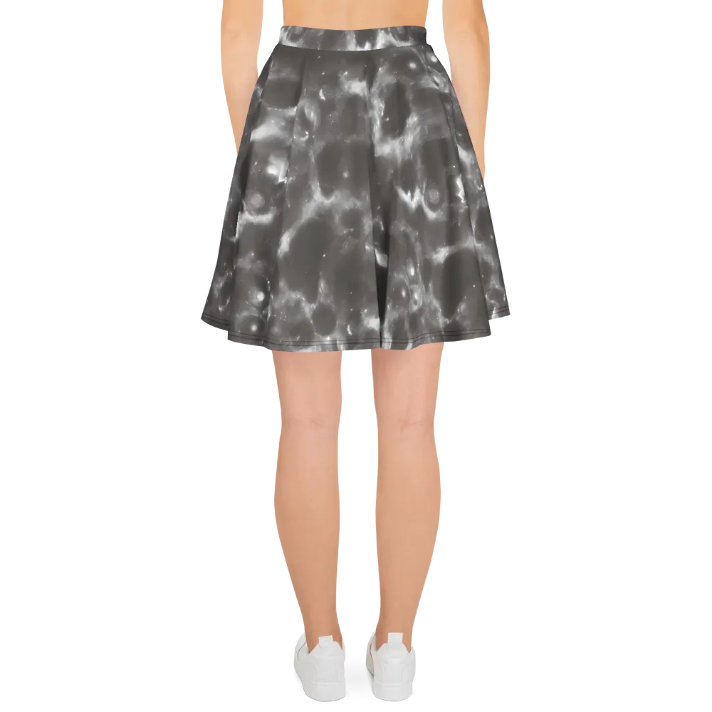 Moonlit Vapor on Skater Skirt — Back