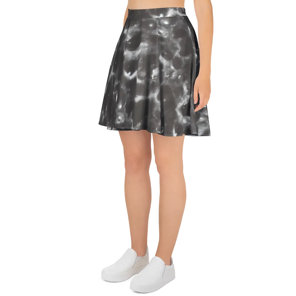 Moonlit Vapor on Skater Skirt — Left