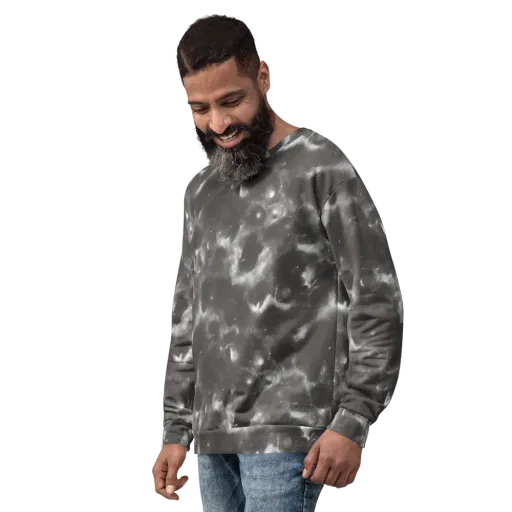 Moonlit Vapor on a Sweatshirt
