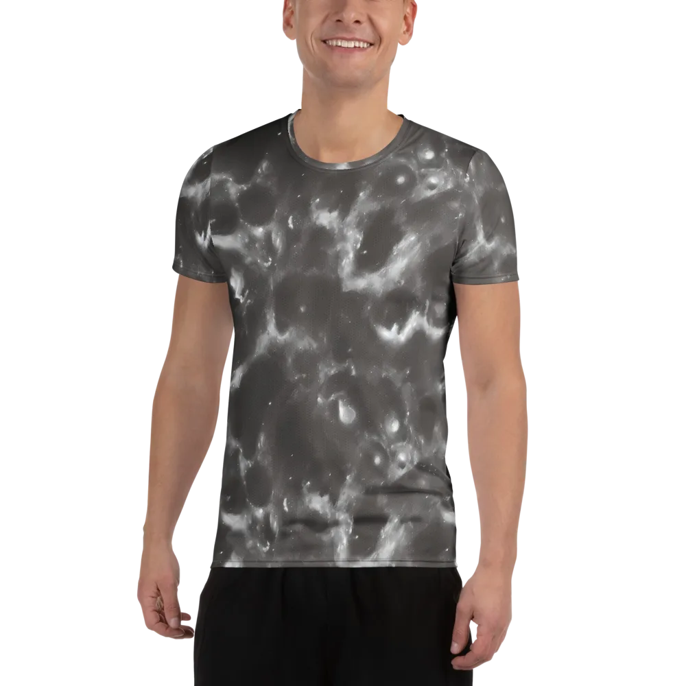 Moonlit Vapor on Men's Athletic T-Shirt — Front