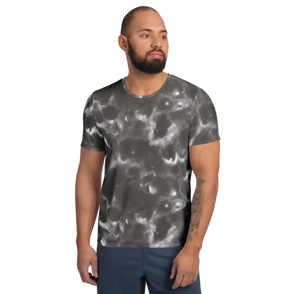 Moonlit Vapor on Men's Athletic T-Shirt — Front