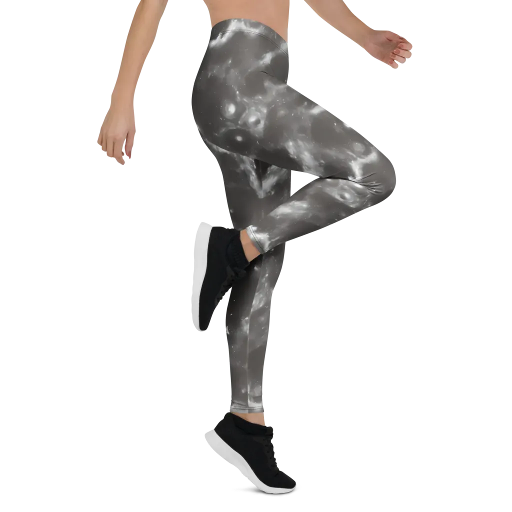 Moonlit Vapor on Leggings — Right