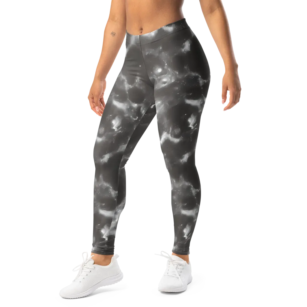 Moonlit Vapor on Leggings — Left Front