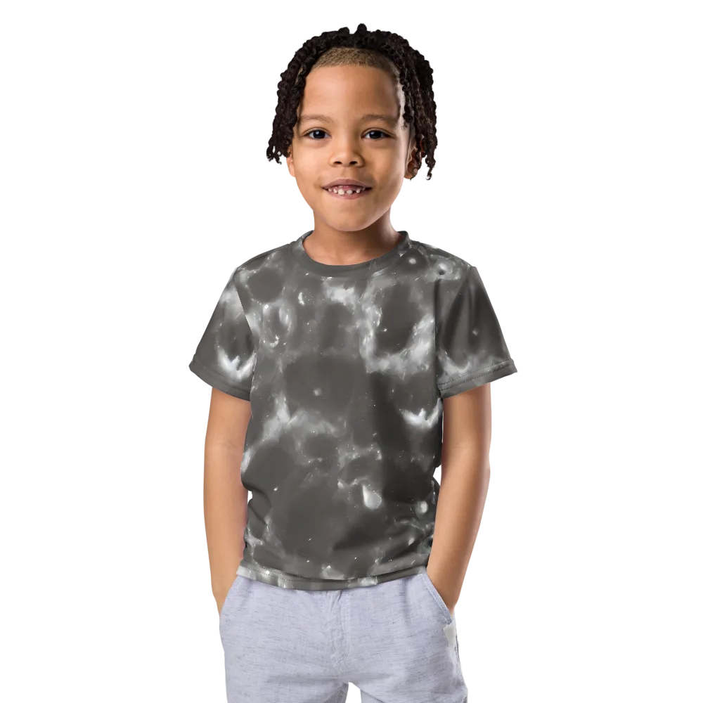 Moonlit Vapor on Kids Crew Neck T-Shirt — Front