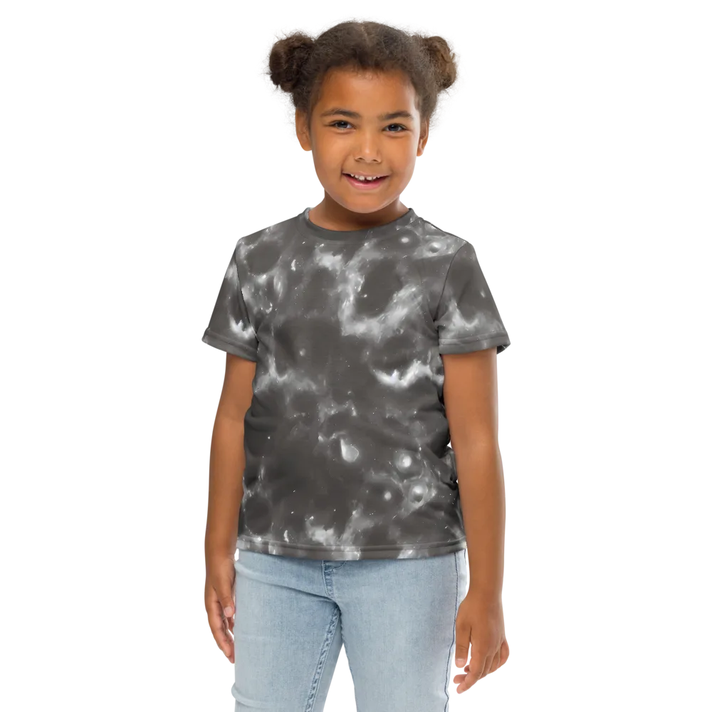 Moonlit Vapor on Kids Crew Neck T-Shirt — Front