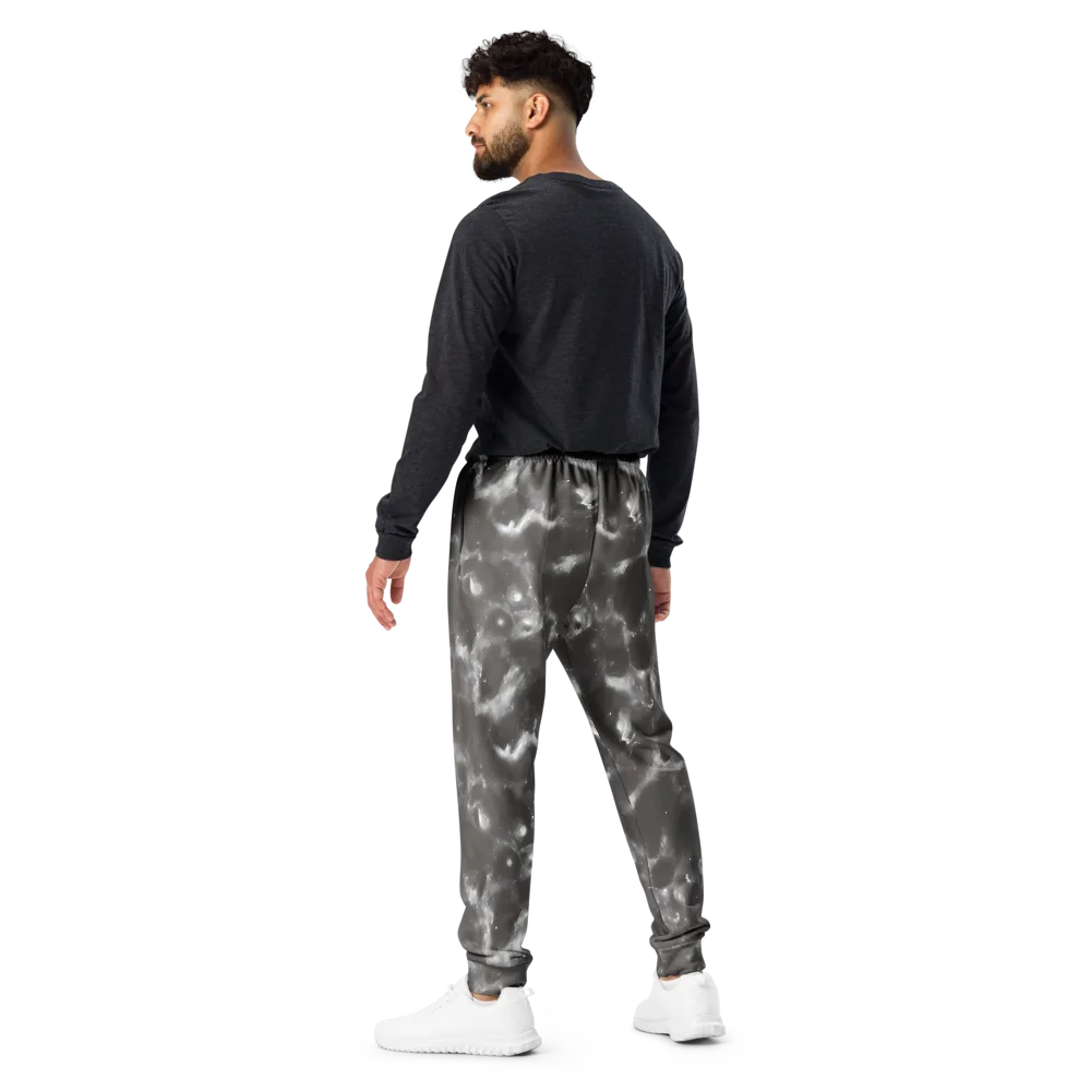 Moonlit Vapor on Men's Joggers — Back