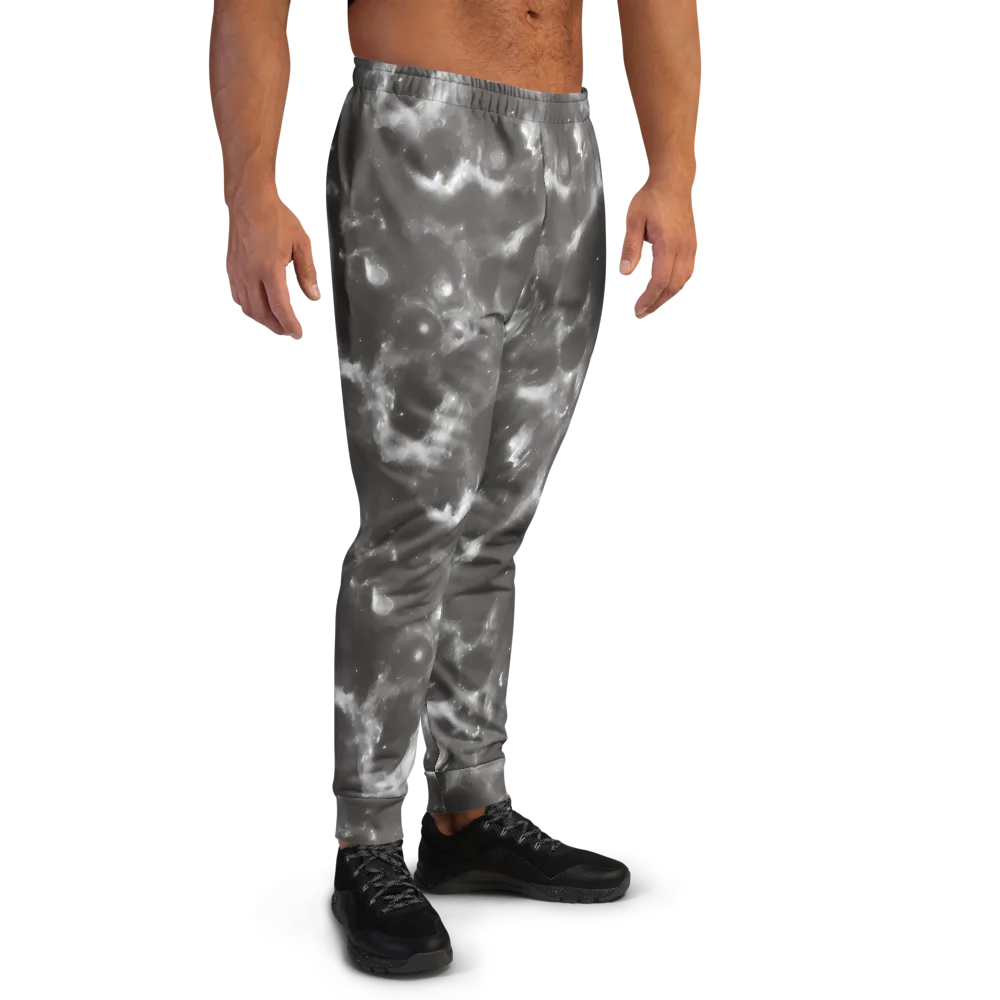 Moonlit Vapor on Men's Joggers — Right