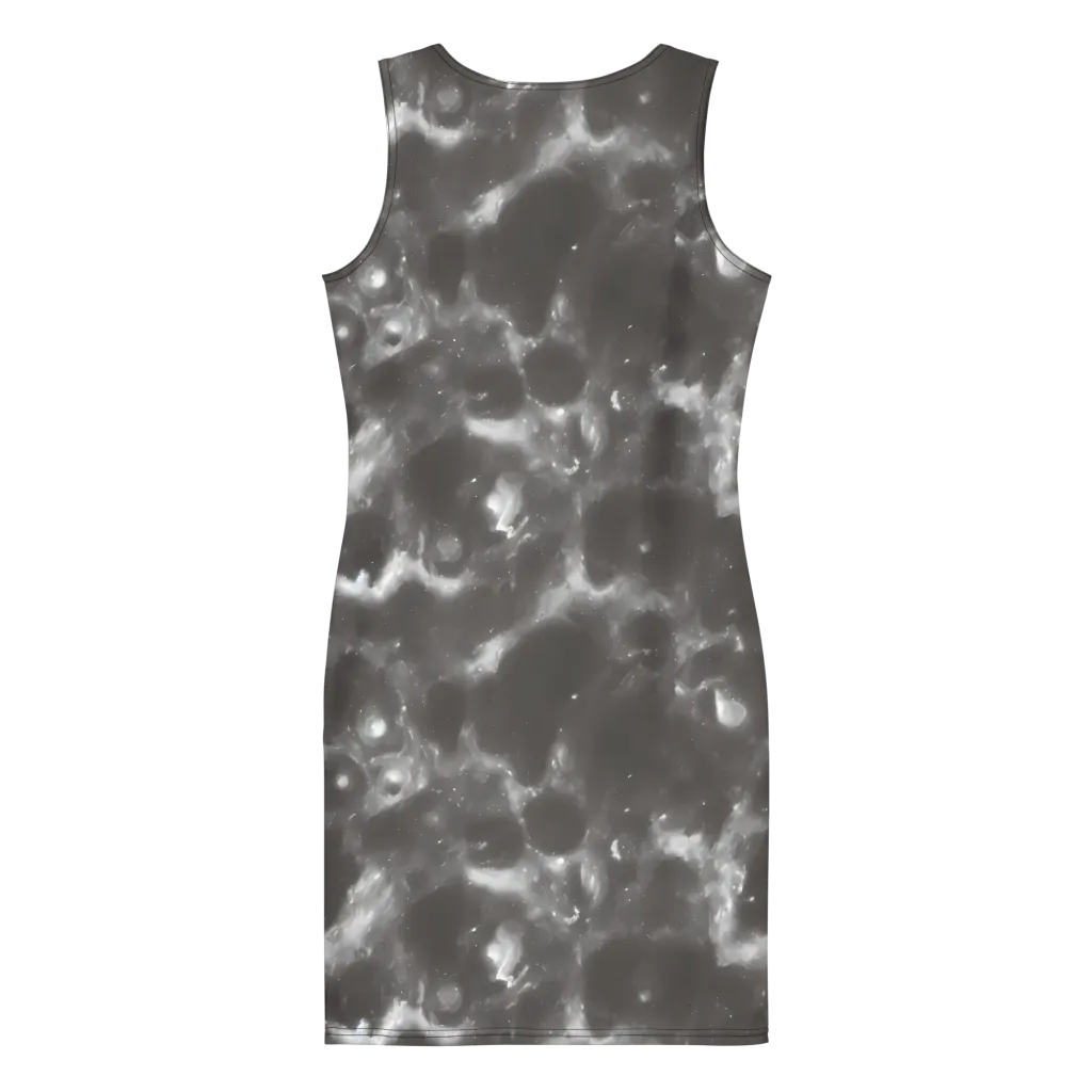 Moonlit Vapor on Bodycon Dress — Back