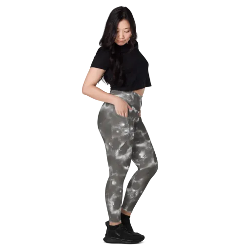 Moonlit Vapor on a Leggings with Pockets
