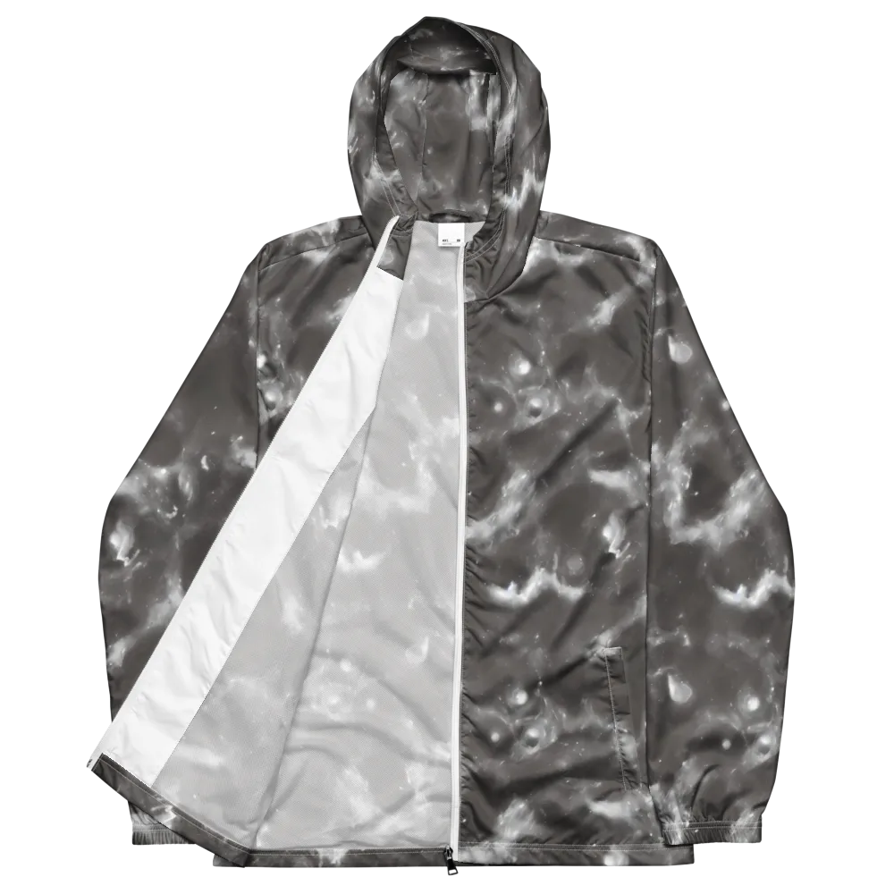 Moonlit Vapor on Men's Windbreaker — Front