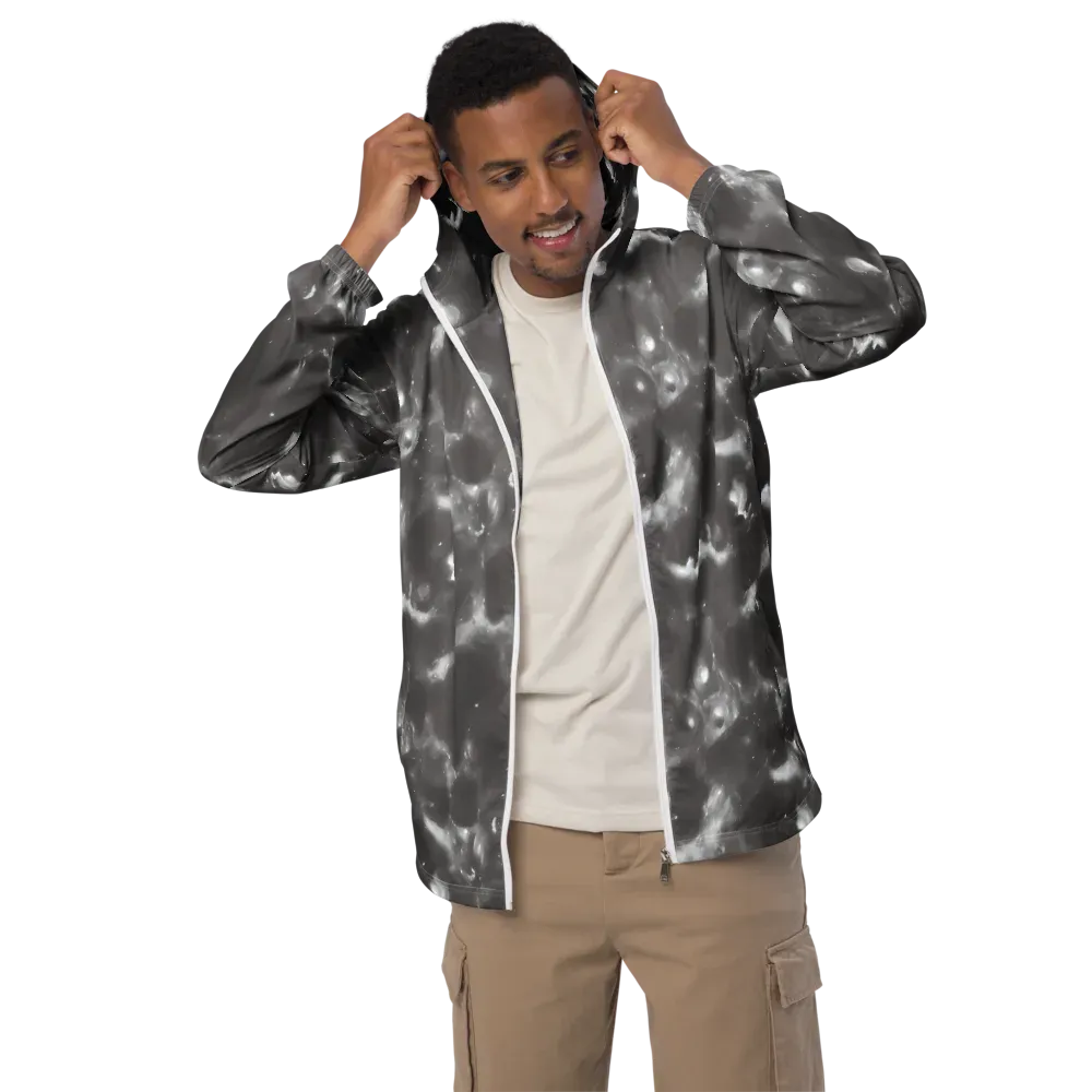 Moonlit Vapor on Men's Windbreaker — Front