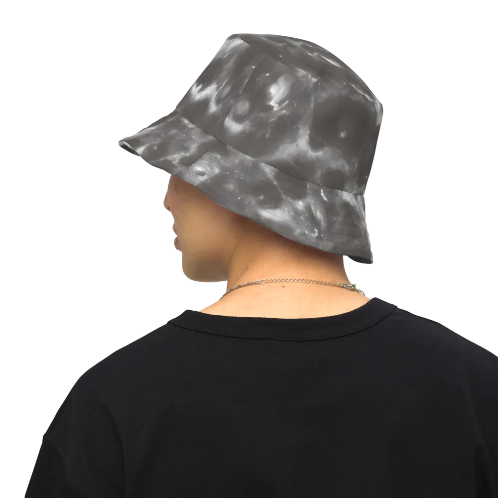 Moonlit Vapor on Reversible Bucket Hat — Back Inside
