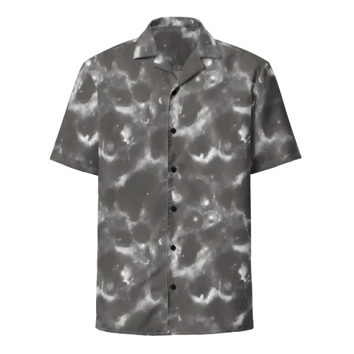 Moonlit Vapor on a Button Shirt