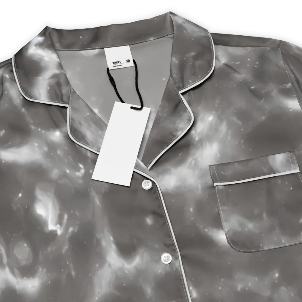 Moonlit Vapor on Women's Short Sleeve Pajama Top — Product details