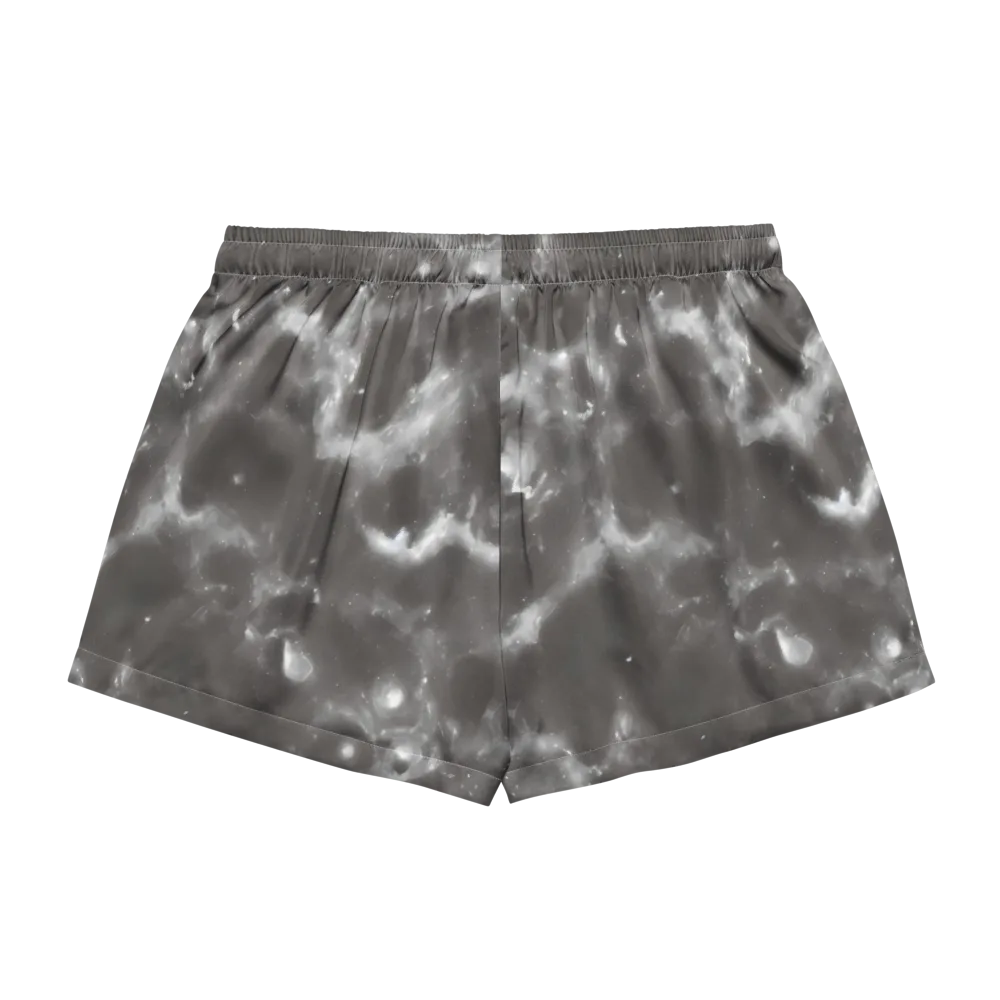 Moonlit Vapor on Women's Pajama Shorts — Back