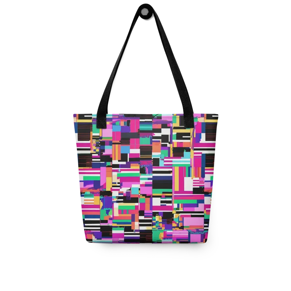 Neon Cityscape on Tote Bag — Front