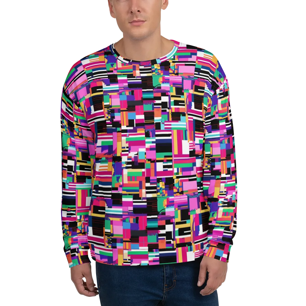 Neon Cityscape on Sweatshirt — Front
