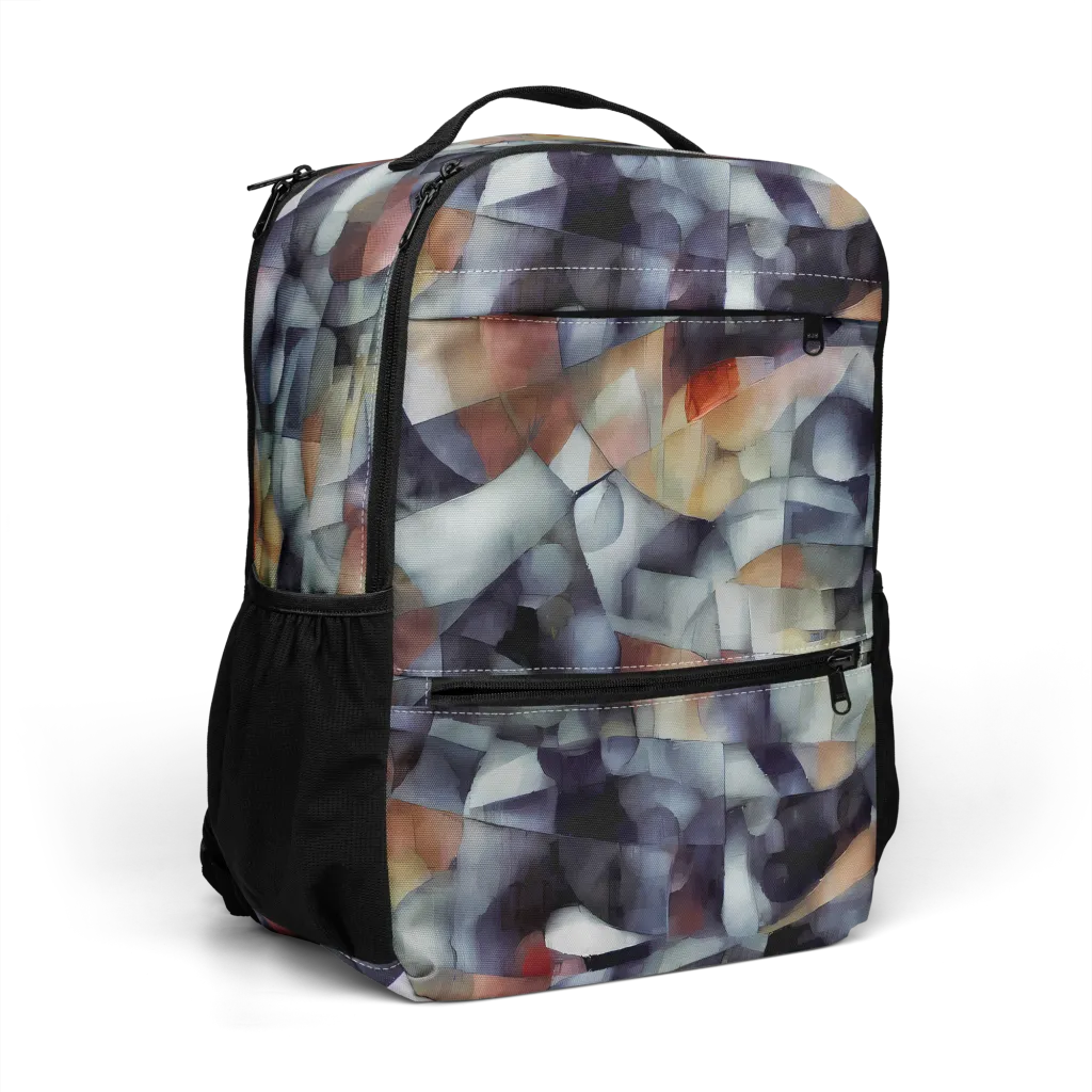 Slate Mosaic on Utility Backpack — Right Front