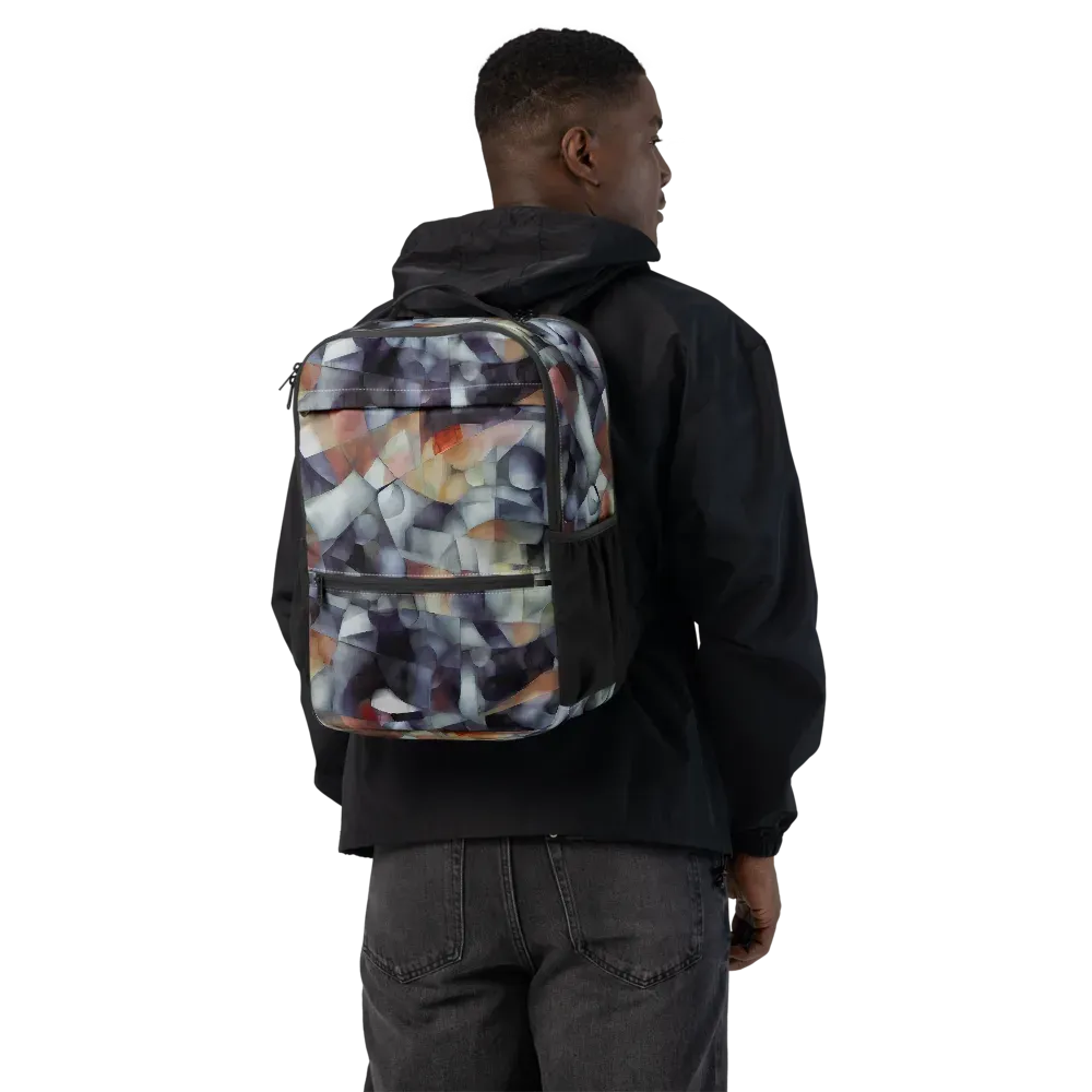Slate Mosaic on Utility Backpack — Back