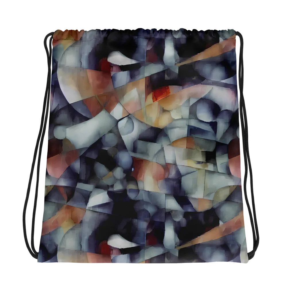 Slate Mosaic on Drawstring Bag — Photo