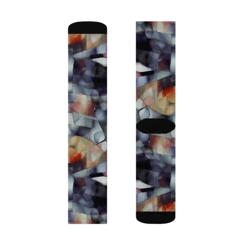 Slate Mosaic on a Socks