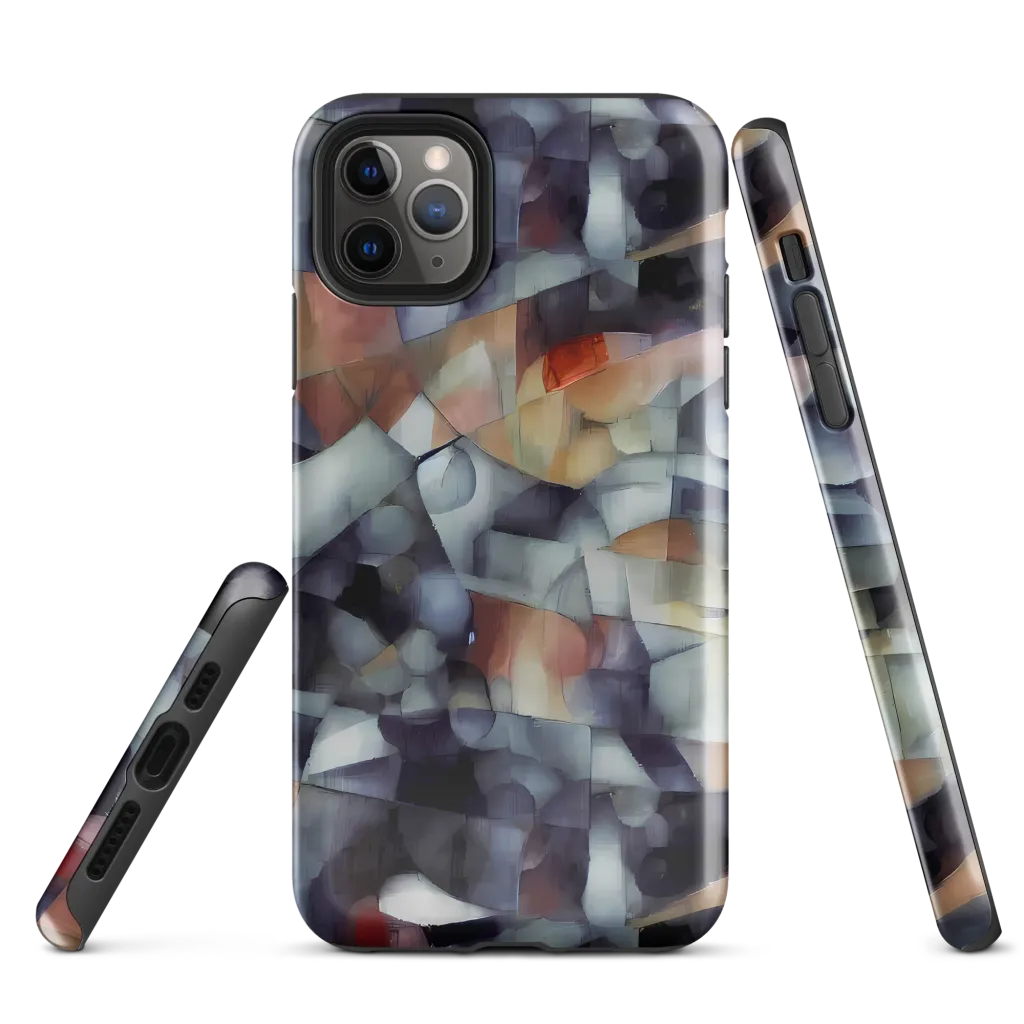 Slate Mosaic on Tough Case for iPhone® — Front