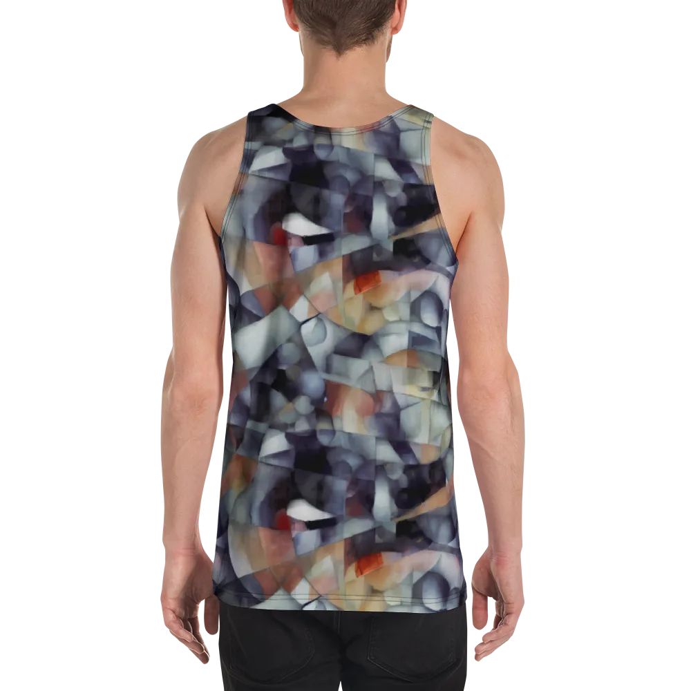 Slate Mosaic on Men's Tank Top — Back