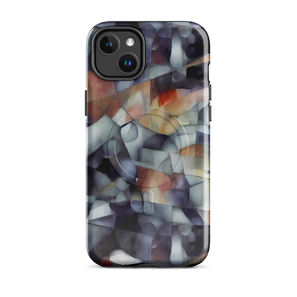 Slate Mosaic on MagSafe Tough Case for iPhone® — Front