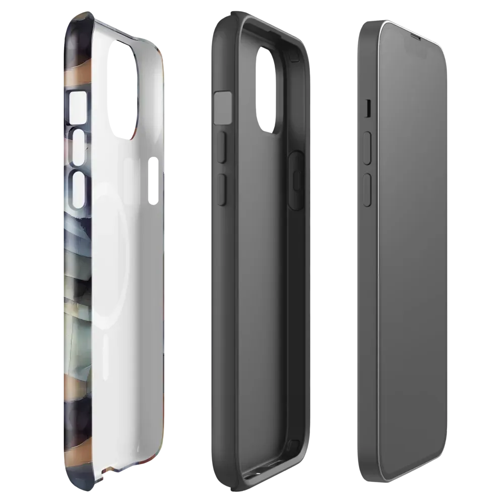 Slate Mosaic on MagSafe Tough Case for iPhone® — Front