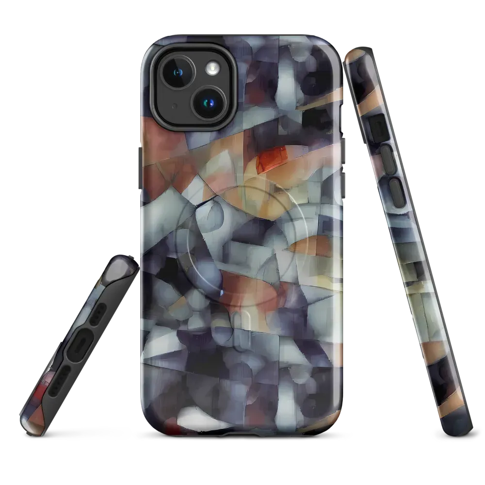 Slate Mosaic on MagSafe Tough Case for iPhone® — Front